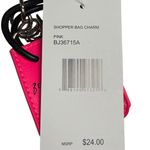 Betsey Johnson Pink Shopping Bag Charm Photo 1