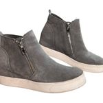 Steve Madden Wedgie Ankle Boots Sneakers Real Suede Comfortable Photo 9