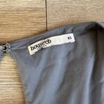 House Of CB  Camille Dove Grey Silk Mini Dress Size XS Photo 3