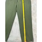 ZARA  Women's Pants Green Ribbed Stretch High Waisted Flowy Holiday Sz Large Photo 13