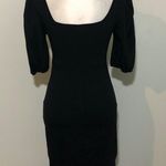 Wild Fable NWOT Black LBD Fitted Bodycon Puffy Princess Sleeve Mini Dress New Photo 1