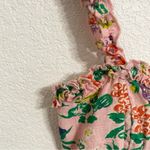 Urban Outfitters  Women’s Dress Pink Fruit Smocked Back Mini Ruffles Size Small Photo 4