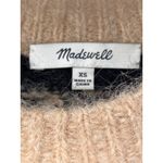 Madewell Shrunken Fuzzy Alpaca Pullover Sweater Tiger Stripe Sz XS Preppy Casual Photo 6