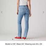 Levi's  Blue Straight Leg Jeans 501 31 x 30 Photo 2