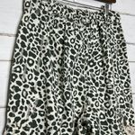 POL Leopard Patchwork Pants Crochet Lace Boho Cottagecore Drawstring Small Photo 12