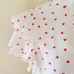 SheIn choke heart print blouse size small Photo 2