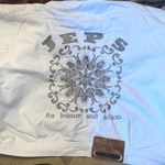 Authentic And Vintage Jep’s White Jean Jacket Size M Photo 2