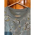 Laura Scott Embellished Tee Sequins Short Sleeve Top Size Small Photo 2