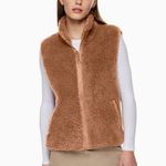 Aritzia Tna Cody Massive Polar Vest Brown Size XS Photo 2