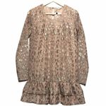 Lovers + Friends  Mini Drop Waist Dress Pink Holiday New Years XS Photo 4