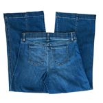 Spanx Women’s Seamed Front Wide Leg Pull On Stretch Jeans Vintage Indigo Size XL Photo 7