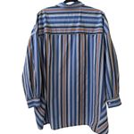BDG Urban Outfitters  Striped Button Down Shirt Oversized Long Sleeve Shirt SZ L Photo 1