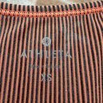 Athleta  Striped Athletic Long Sleeve Top Orange Grey Stripes XS Photo 10