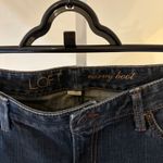 Loft  EUC Women's Dark Wash Curvy Boot Cut Jeans Size 8 Photo 2
