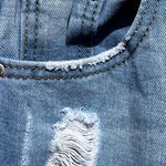 Princess Polly high rise distressed straight jeans Photo 5