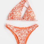 Orange One Shoulder Bikini Size L Photo 0