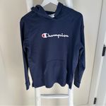 Champion Women’s Dark Blue Pullover Hoodie Size Small Photo 10