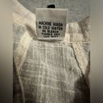 XCVI  Button Front Tunic Shirt Cotton Roll Tab Sleeve Gray size M Photo 6