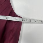 Morilee Madeline Gardner Bordeaux Satin One Shoulder Bridesmaid Dress Gown Sz 4 Red Photo 9