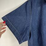 Vtg Venezia Jeans Sz 20 Shirt Denim Dress Collared 90s Y2K Short Sleeve Popover Photo 3