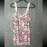 Oscar de la Renta pink label‎ floral satin nightgown dress pink Size XL Photo 1