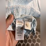 Joie  Blue Button Down Shirt linen blend oversized S casual lightweight casual Photo 6