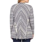 Lucky Brand NWT  Open Front Fringe‎ Trim Multicolor Knit Cardigan Sweater Size 3X Photo 1