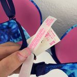 PINK - Victoria's Secret  Blue Tie Dye Wear Everywhere Lightly Lined Bra NEW Photo 8