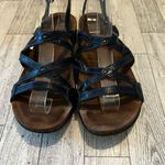 Dansko  Jovie Strappy Slingback Sandals Size 37 (6.5-7) Blue Leather Cork Photo 1