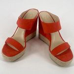 Jessica Simpson Chic Orange Wedge Sandals Photo 0