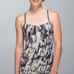 Lululemon Power Y Tank Granite Tan / Heathered Black RIP TAG LLL Like New Size 4 Photo 0