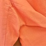 Liz Claiborne  Lizsport Wrinkle Free Michaela Linen Trouser Pants‎ Orange pink 12 Photo 4