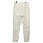 Free People  We The Free Stella Velvet Pants Women’s Size 2 White High Rise Photo 2