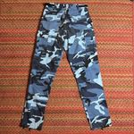 AUTHENTIC BLUE ARMY MILITARY CAMO CARGO UTILITY PANTS Size 30 Photo 5