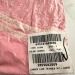 J.Crew  Babydoll Pintuck Lace Trim Slip Dress Crepe de Chine Pink Satin Sz 4 NWT Photo 5