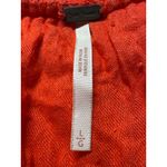 Free People  Embroidered Red Boho Mini Dress Cutout Back Size L with pockets Photo 2