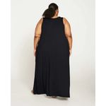 Universal Standard  Athena Black Jersey Maxi Dress XS‎ 10/12 Pockets Photo 1