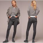 ZARA  Denim Ankle Skinny Jeans Size 6 Stretch Dark Gray Basic Z1975 NWOT Photo 2