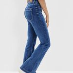 American Eagle Next Level Stretch Super High Rise Flare Jeans Sz 12 Short Retro Photo 4