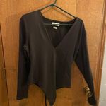 Babaton Aritzia  Contour V-Neck long sleeve bodysuit XL NWOT Photo 1