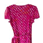 Diane Von Furstenberg  Layton Silk Jersey Chiffon Ruffle Wrap Dress size 10 Photo 10