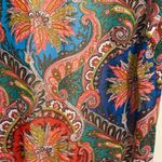 See You Monday Womens Sheer Cardigan XS Fringe Bottom Paisley Boho Multicolor Photo 6