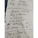 Rag and Bone  Piper Low-Rise Straight Bright white denim size 28‎ Photo 10