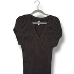 Alp N Rock Ribbed Midi Dress Size Medium‎ Gray Photo 3