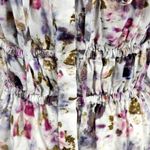 J.Crew x Flora Obscura Blouse Cinched-waist Top Kaleidoscope Floral Size 2 Photo 12