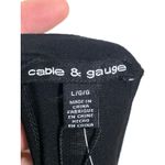 Cable & Gauge Black Mini Dress L White Lace Sleeveless Dark Fairy Romantic NWT Photo 6