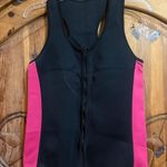 Black and pink neoprene sportswear vest #activewear Size L Photo 0