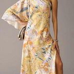 Anthropologie Mandira Wirk One-Shoulder Printed Maxi Dress Medium Photo 0