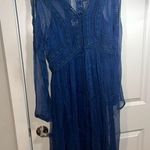 Sundance “Time After Time” Dress in Lapis Blue - Size 6 Photo 0