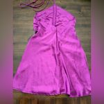 Princess Polly  Dress Sacha Mini Dress Purple Women’s 4 Satin Photo 3